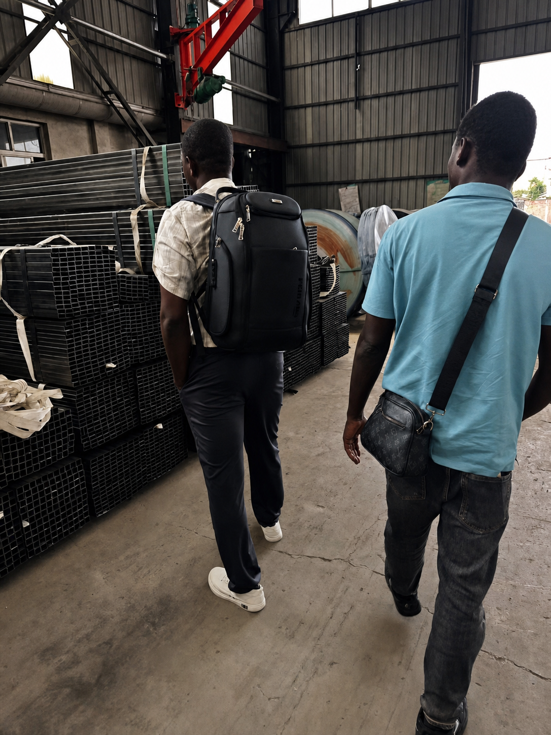 Visite d’un stock de tubes